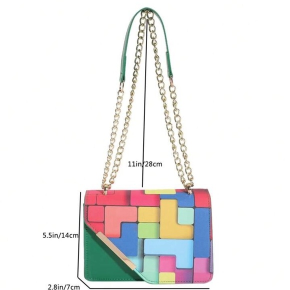 Color Block Crossbody Bag - Picture 5 of 5